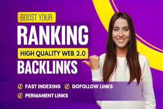 create 500 high quality contextual dofollow SEO backlinks