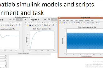 do matlab simulink models and scripts assignment and task