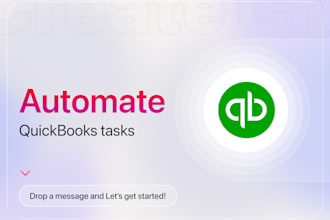 integrate erps like quickbooks and automate tasks for them