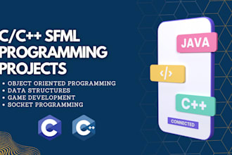 do c, cpp tasks and develop 2d sfml games