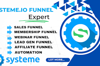 systeme io website, landingpage, systeme io sales funnel, systeme io expert