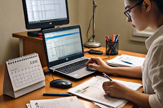 do data entry, typing for you in excel, PDF