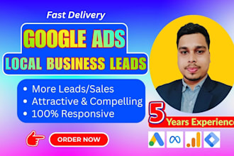 get targeted leads for your local business using google ads PPC campaign