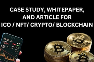 write a case study, article, white paper for nfts crypto, and blockchain
