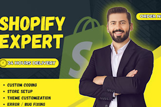 be your fast best shopify website design and redesign expert