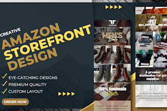 develop amazon brand store and storefront design