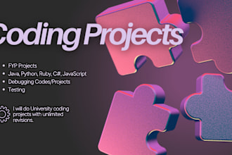 do university coding projects,code revisions and development