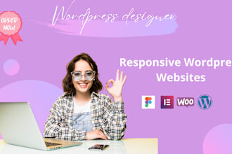 convert canva , figma design,psd to wordpress