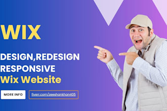 design wix, redesign wix website design or wix online store