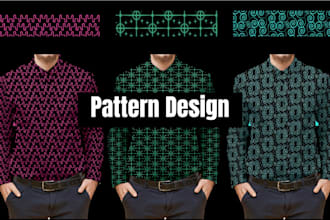 do seamless pattern printing, fabric, cloth patterns design