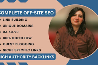 do complete off site SEO for your website