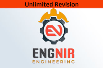do a modern architect or engineer logo design