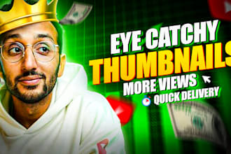 create high CTR youtube thumbnails