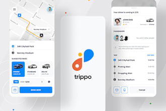 develop taxi booking app, taxi app like uber clone app