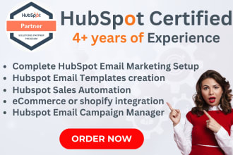 do the hubspot email marketing tool set up as a hubspot expert