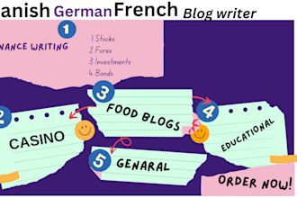 write and rewrite high quality SEO articles and blog posts