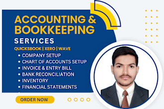 do accounting and bookkeping in quickbooks online, xero and excel