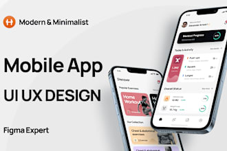 do UX UI design, mobile app design, figma website design, wireframes, prototypes