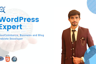 build ecommerce website with woocommerce, design website, equip online store