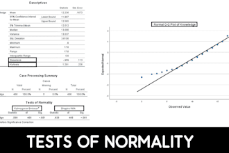 do medical research data analysis and statistical analysis using spss