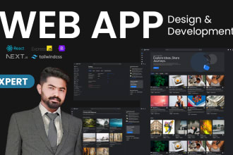 design and develop web app, saas, cms, CRM, pos systems