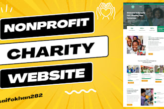 create wordpress nonprofit website, charity, ngo, nonprofit