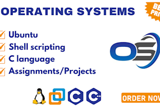 do operating system, shell, linux, c tasks and projects