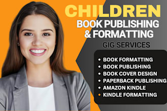format and publish your children book on amazon kdp