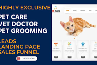 generate pet leads dog walking trainer doctor animal care vetinary leads website