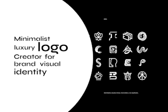 luxury and minimalist designer for visual identities of exclusive brands