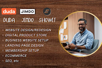 design your jimdo duda showit wix website redesign zyro showit website template