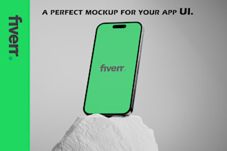 do a perfect iphone mockups for your app ui ux