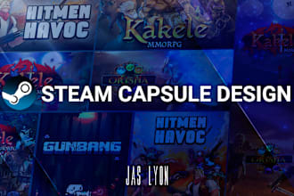 create your custom steam capsule for your page or game