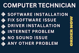 install any software, troubleshoot, repair mac or windows computer remotely