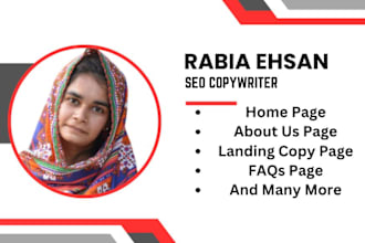 write SEO landing page as your copywriter
