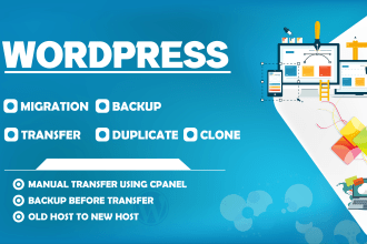 migrate wordpress website, transfer domain, clone website