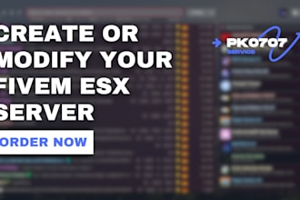 create or modify your fivem esx server