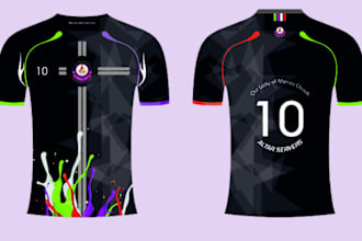 design jersey for gaming, football, volleyball, e t c