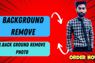 professionally back ground photo remover any type of photo