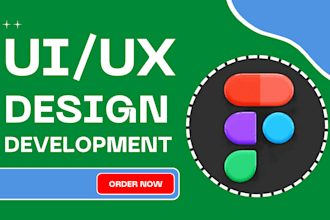 do figma website design, create website ui ux, app ui ux design, ui ux designer