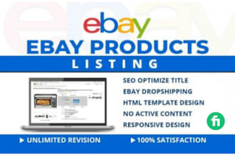do ebay listing, ebay product listing, ebay SEO, ebay lister