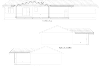 draw and plan home renovation additions blueprint for permit