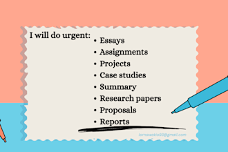 do urgent essay writing, reports, research, business, and case studies