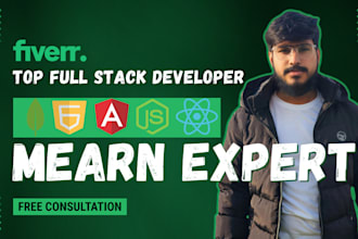 expert mearn stack web apps with react, next, vue and nodejs
