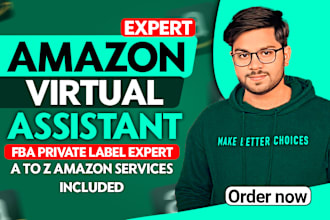be your amazon fba virtual assistant for pl and expert amazon store va