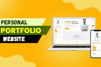 do personal portfolio website development,  portfolio design, next js