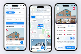 build real estate app, property app, real estate auction app for business