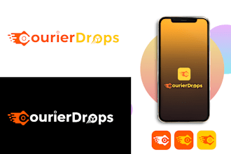 design trademark saas startup website app and tech logo or favicon