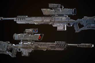 create 3d models for games and animations