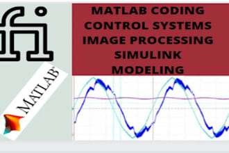 do matlab, simulink modeling and image processing coding assignment